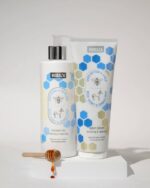 Gel de duș cu squalan, miere și lapte de măgăriță BIOBAZA - imagine 2