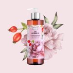 Gel de duș Flower Romance cu trandafir, bujor și măceșe BIOBAZA - imagine 2